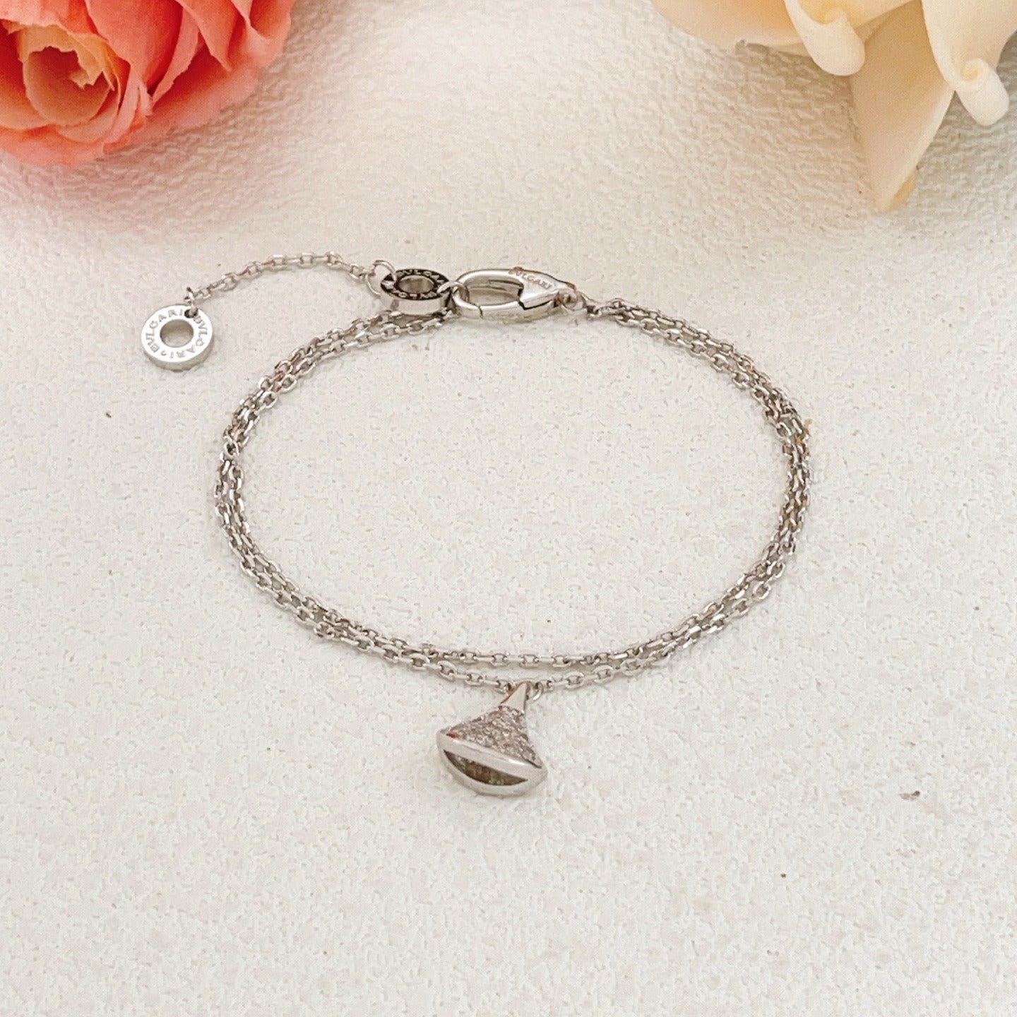 Bvlgari Silver Brass Bracelet