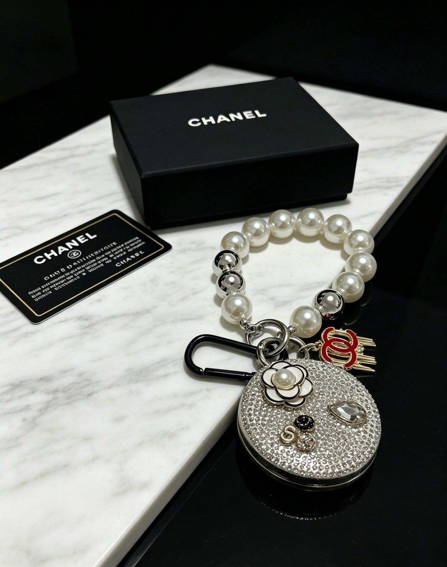 Chanel Vintage-Finish Keychain