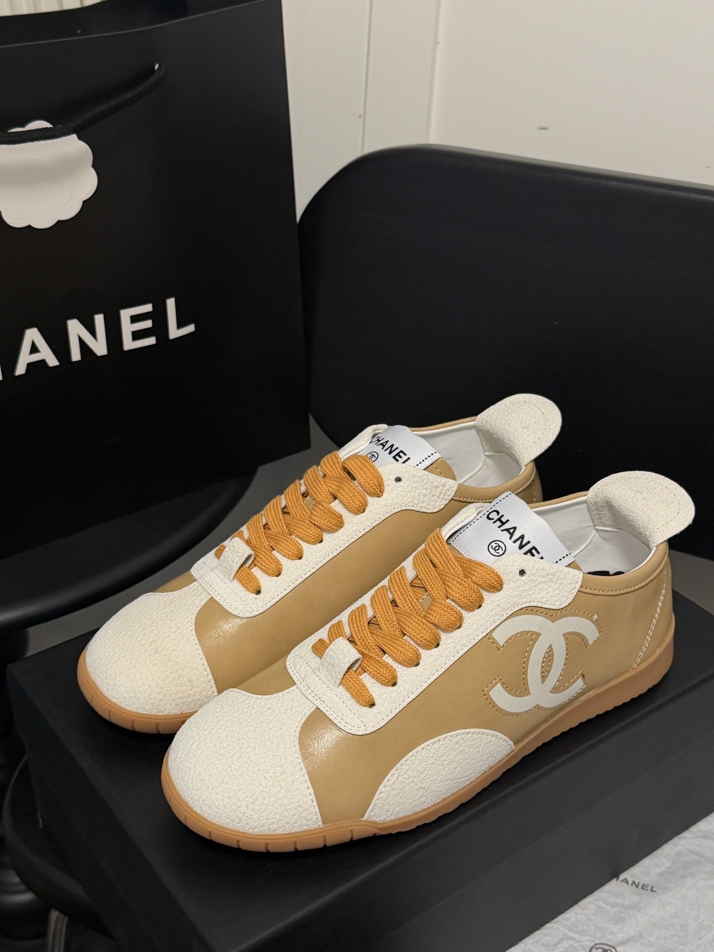 Chanel Leather Sneakers
