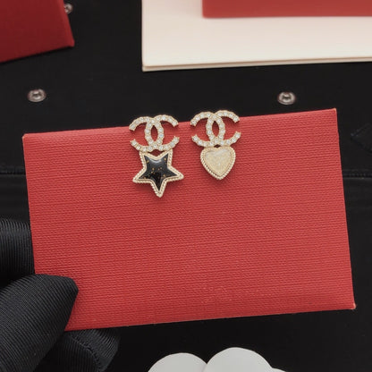 Chanel Heart Earrings