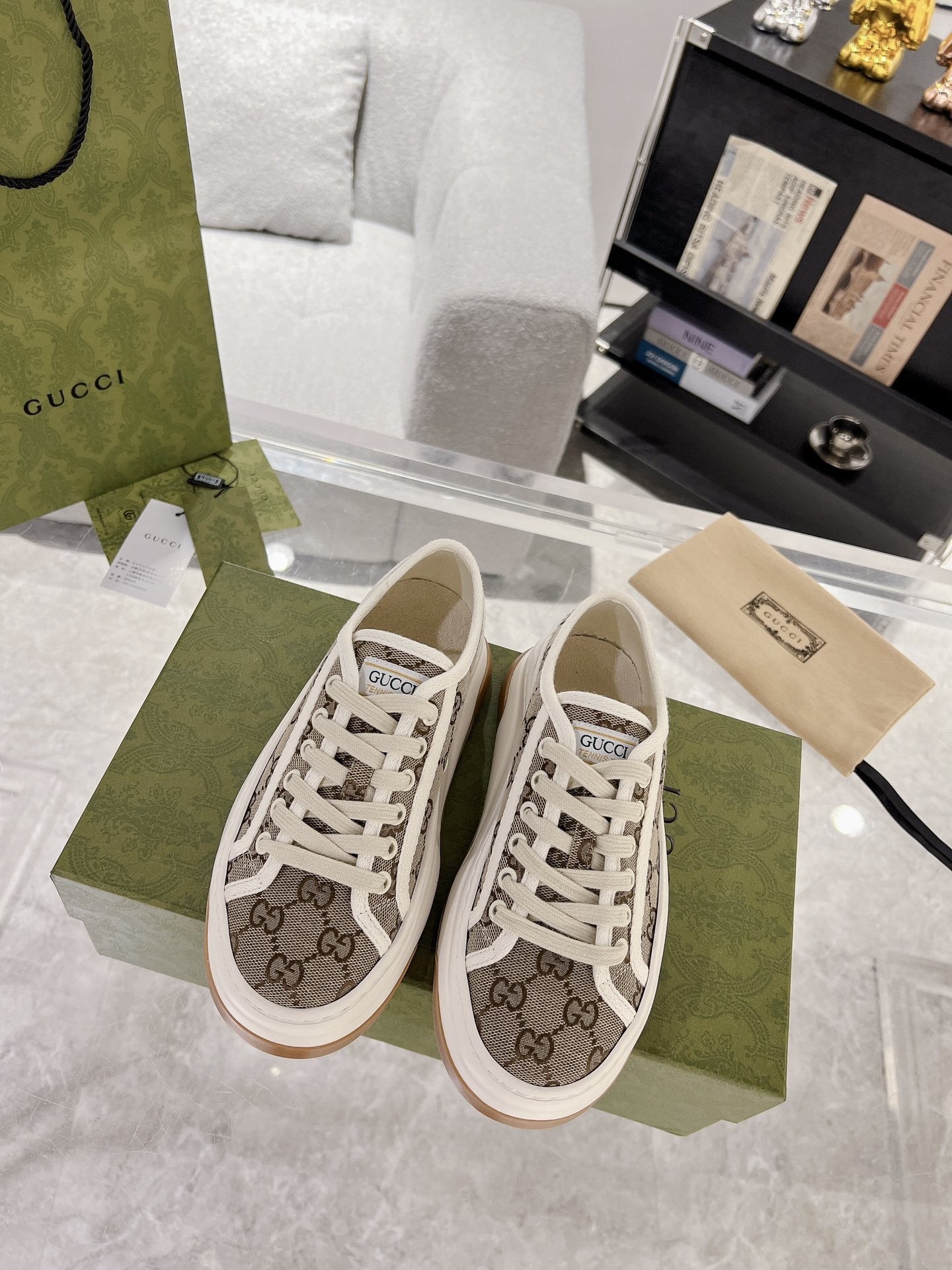 Gucci Canvas Canvas Shoes