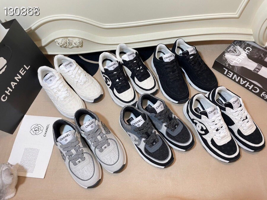 Chanel Leather Logo Shoes