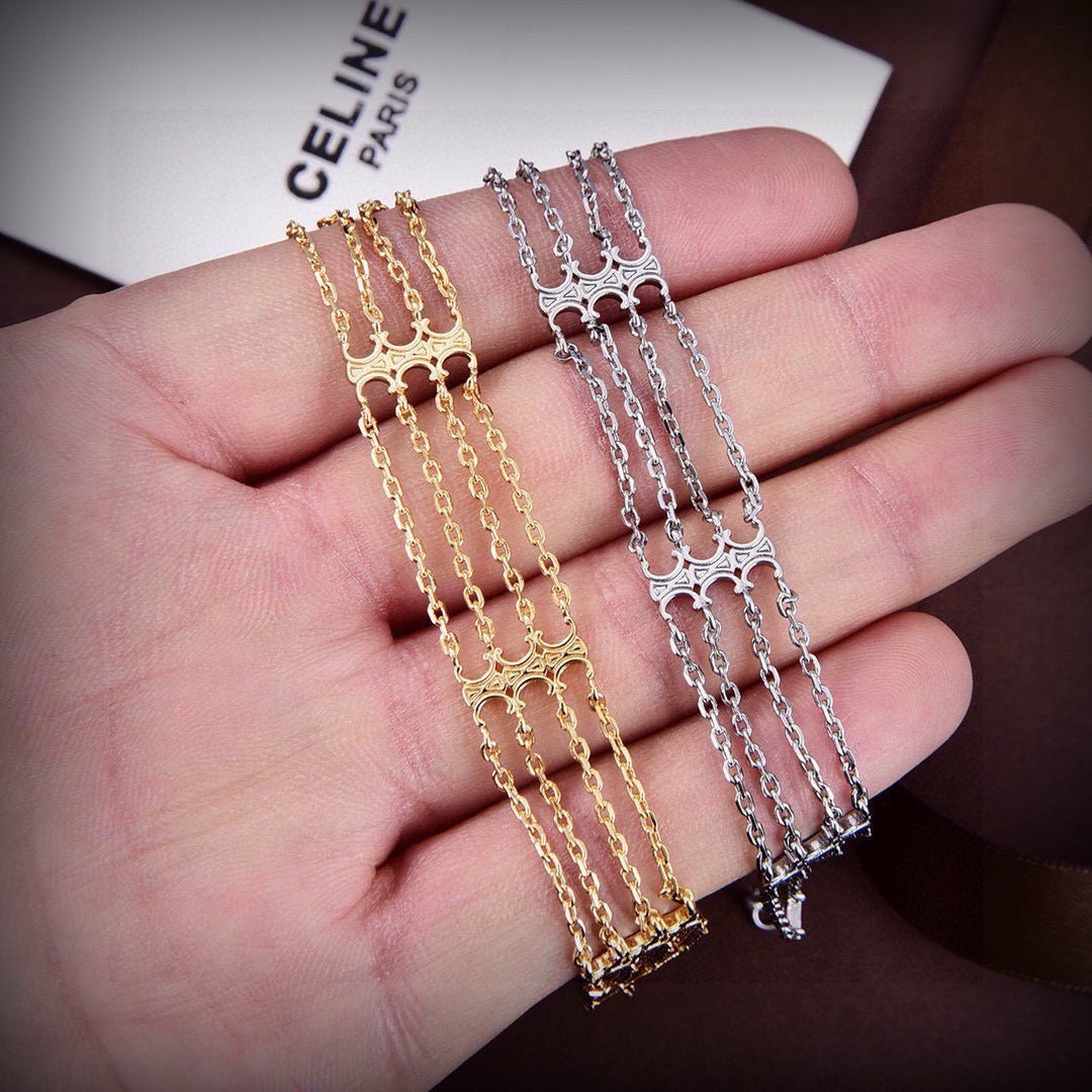 Celine Brass Bracelet