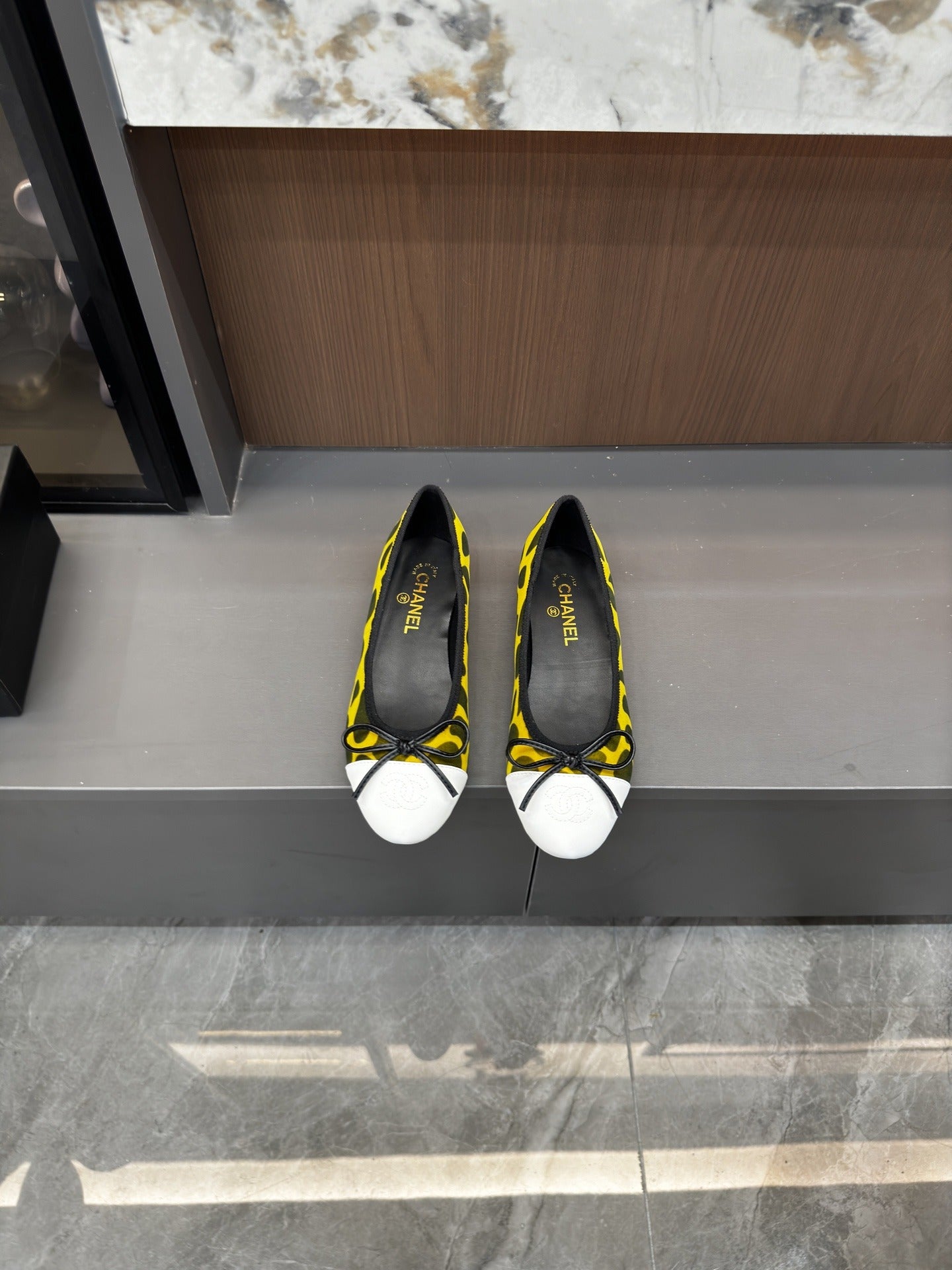 Chanel Lambskin Leather Bow Shoes