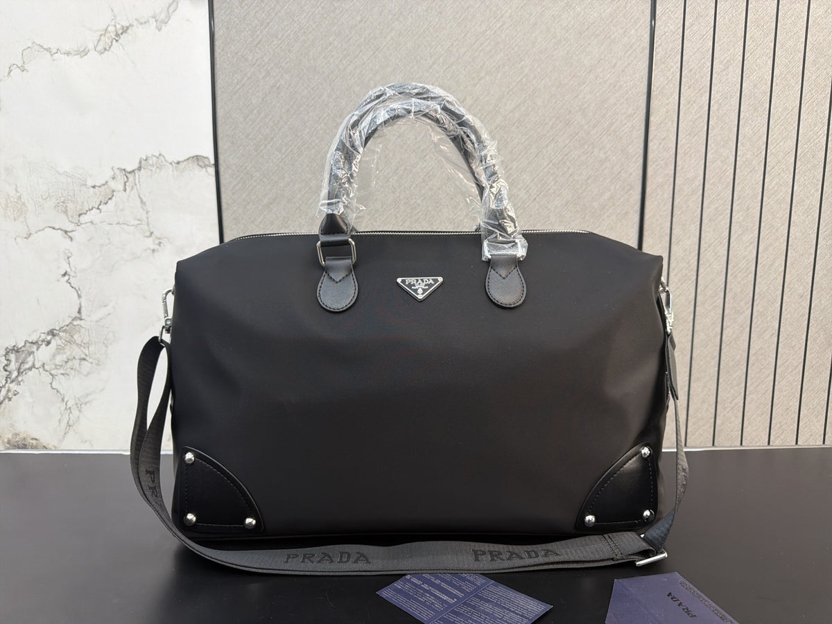 Prada Nylon & Canvas Handbag