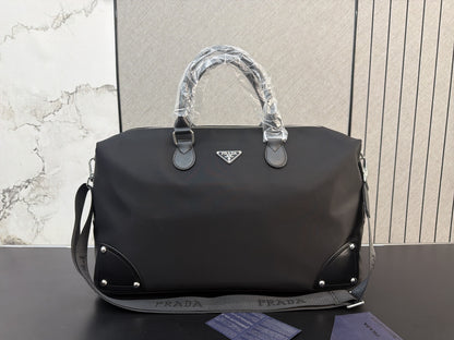 Prada Nylon & Canvas Handbag