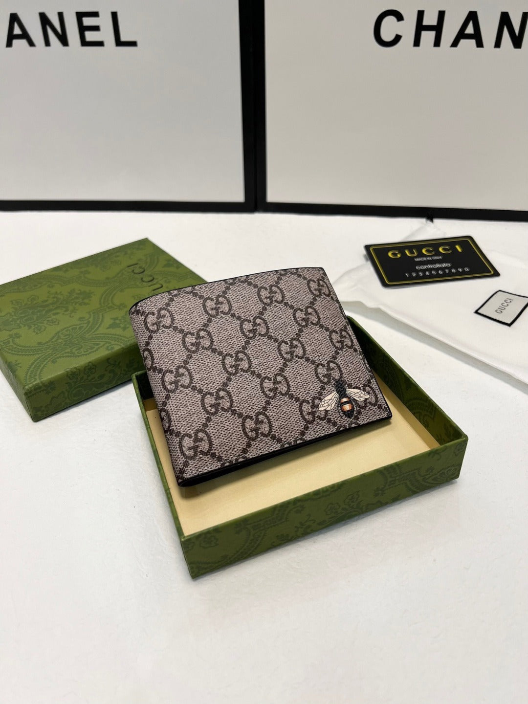 Gucci Black Bee Wallet