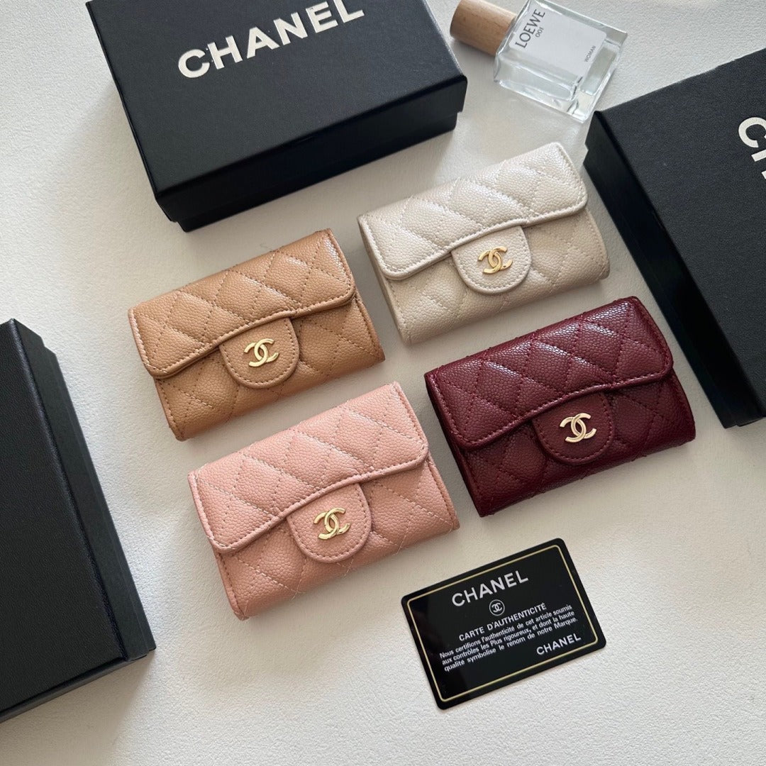 Chanel Lambskin Leather Card Holder