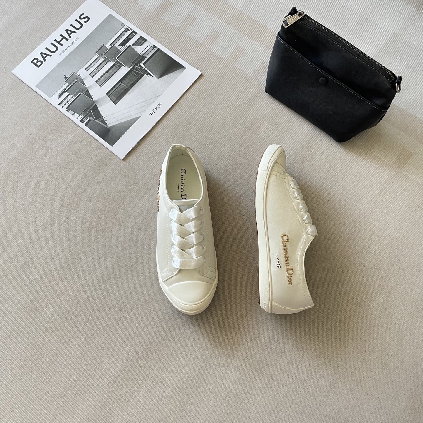 Dior Leather Logo Sneakers