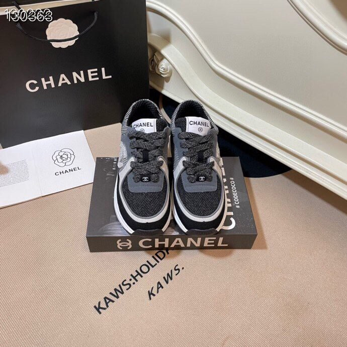 Chanel Leather Logo Shoes