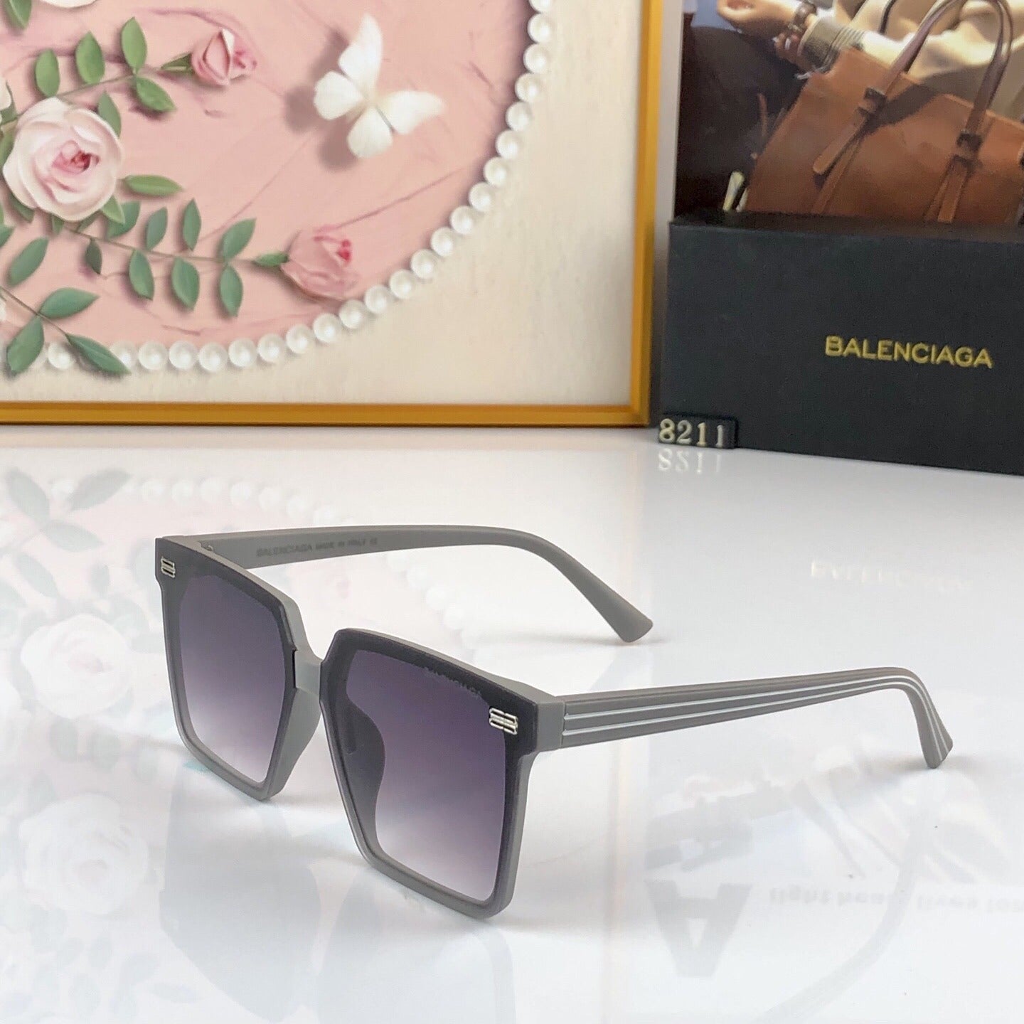 Balenciaga Vintage-Finish Sunglasses