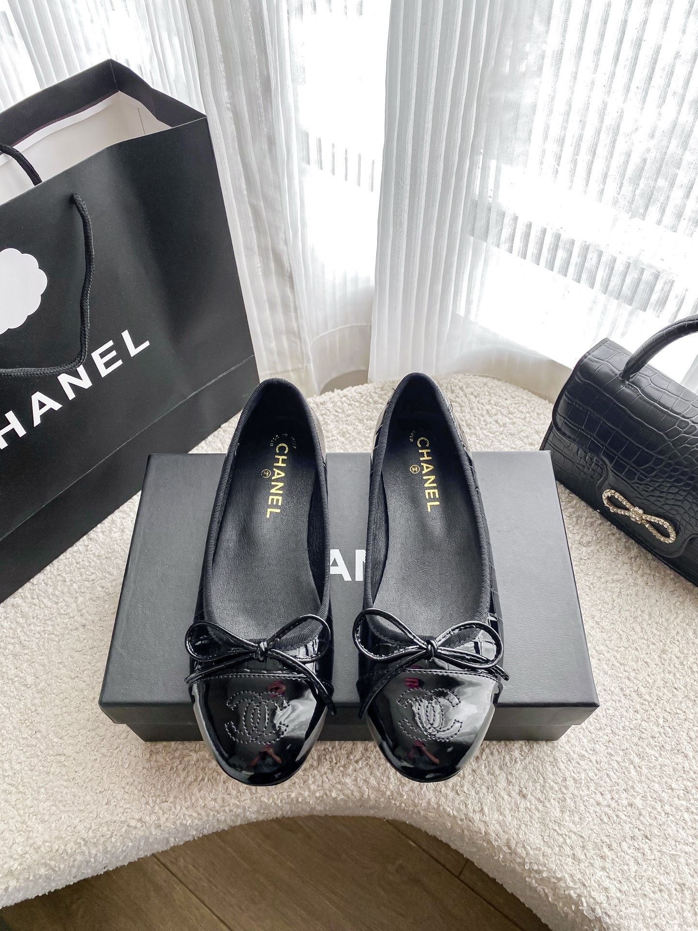Chanel Bow Shoes