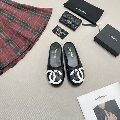 Chanel Leather Ballet Flats
