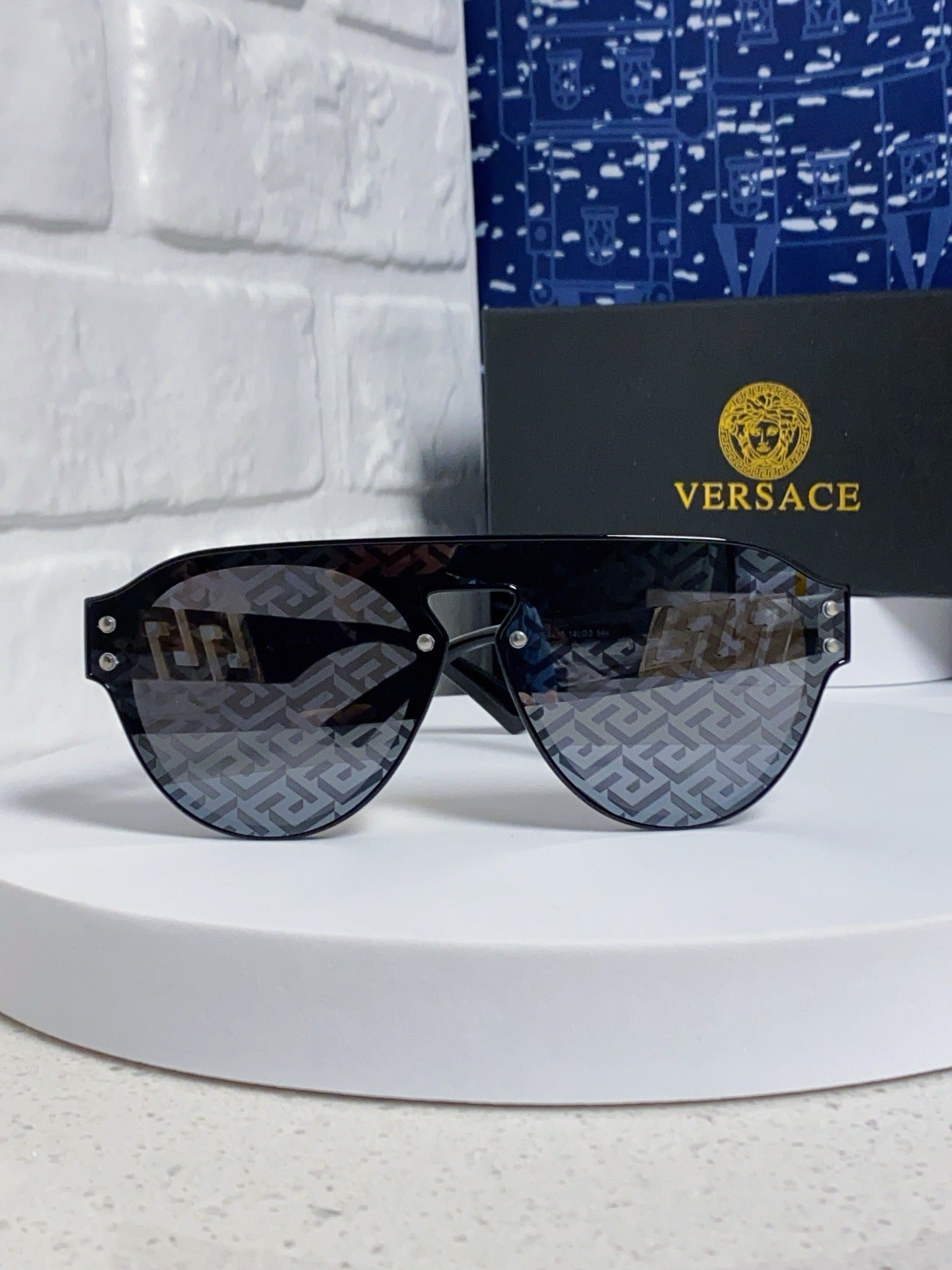 Versace Logo Sunglasses