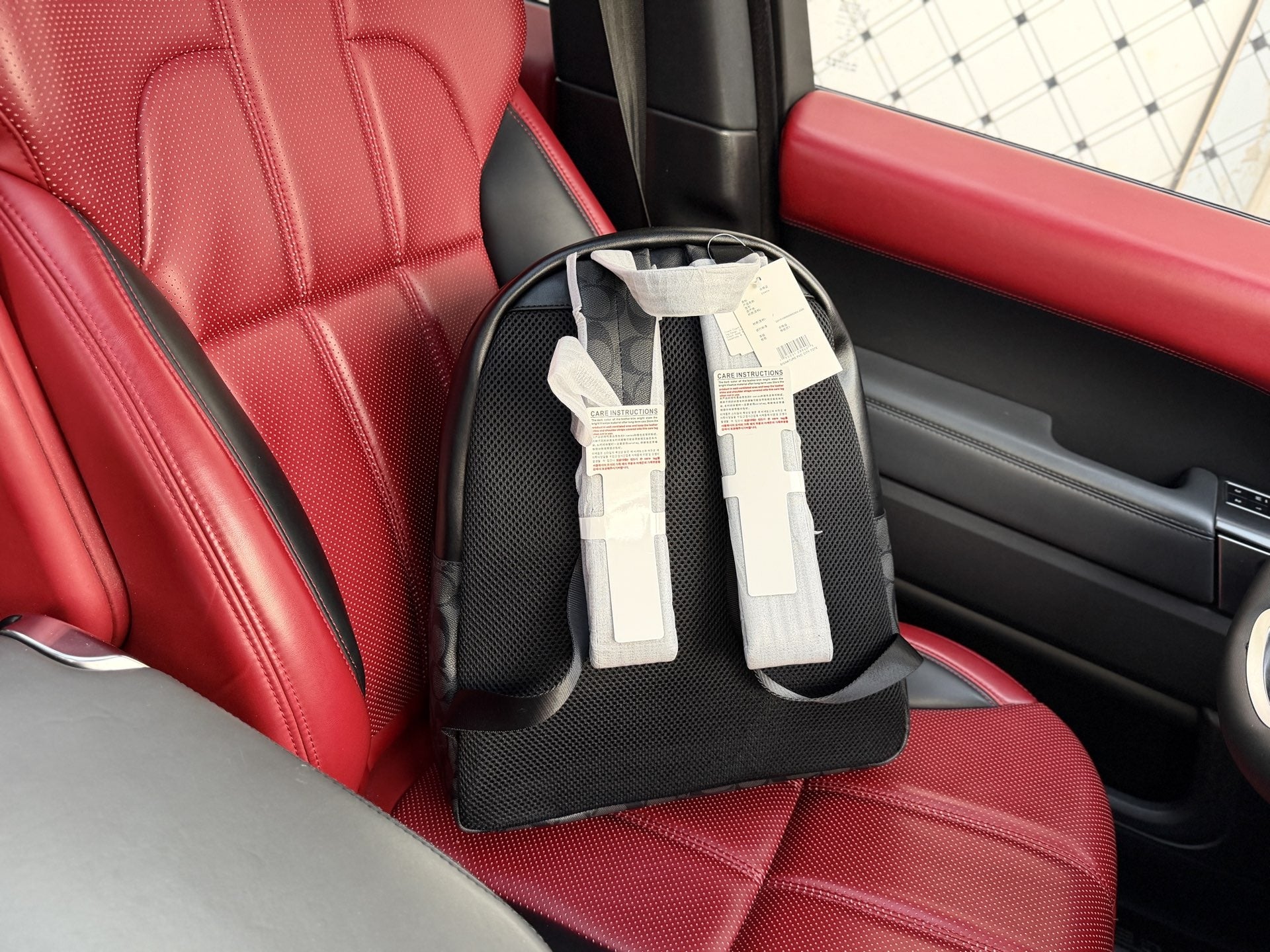 Coach Logo Backpack