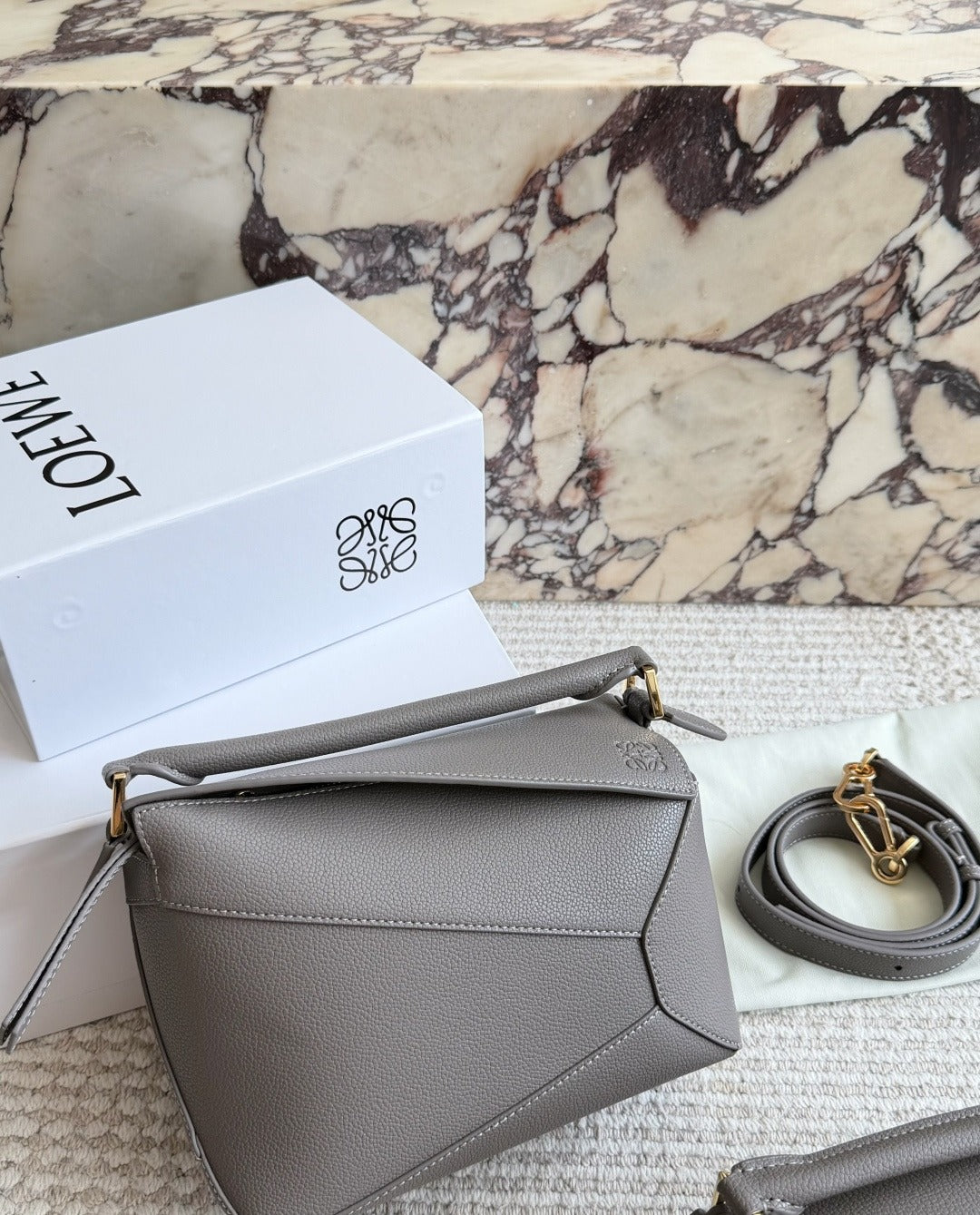 Loewe Leather Puzzle Handbag
