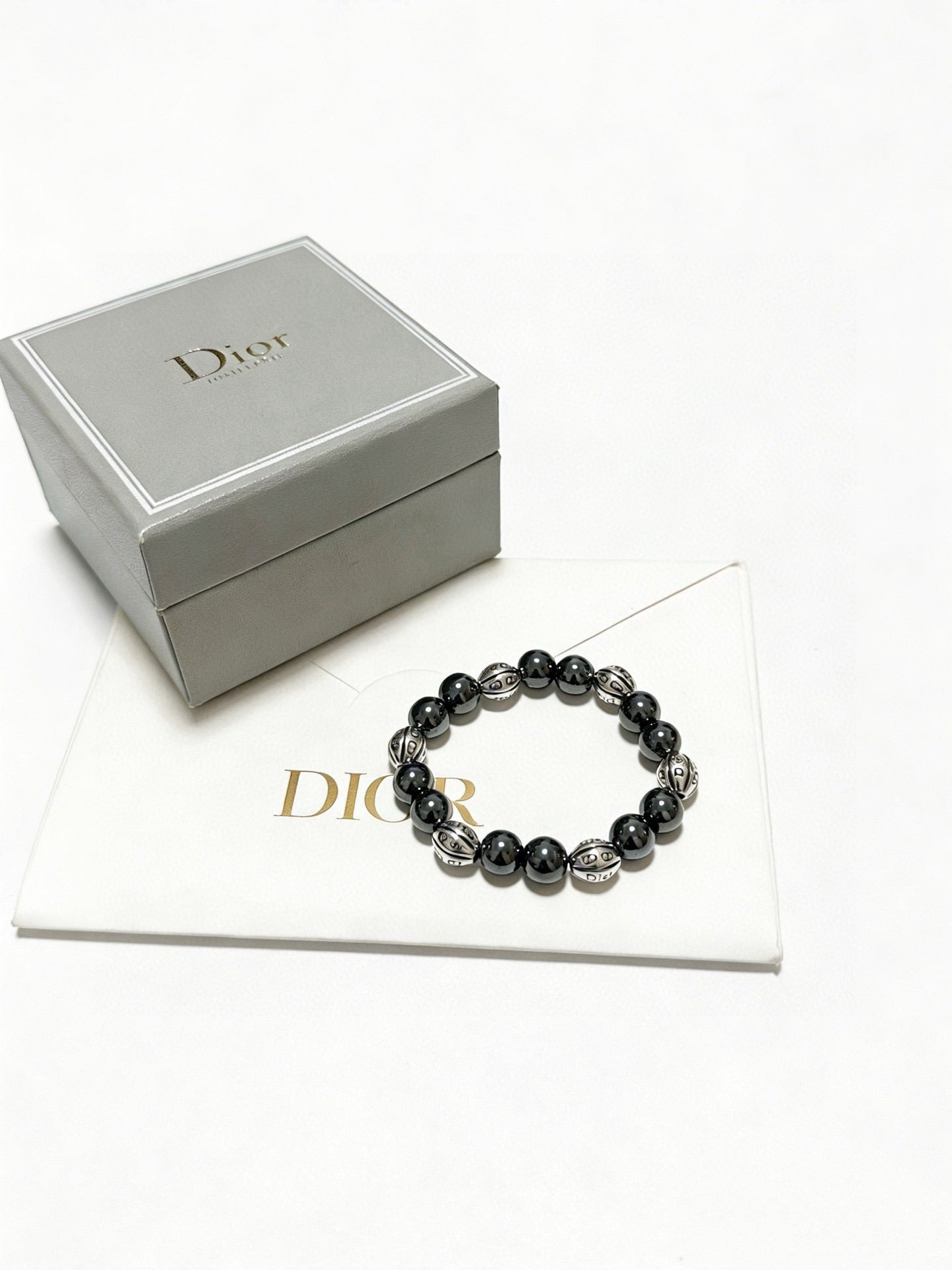 Dior Sterling Silver Vintage-Finish Bracelet