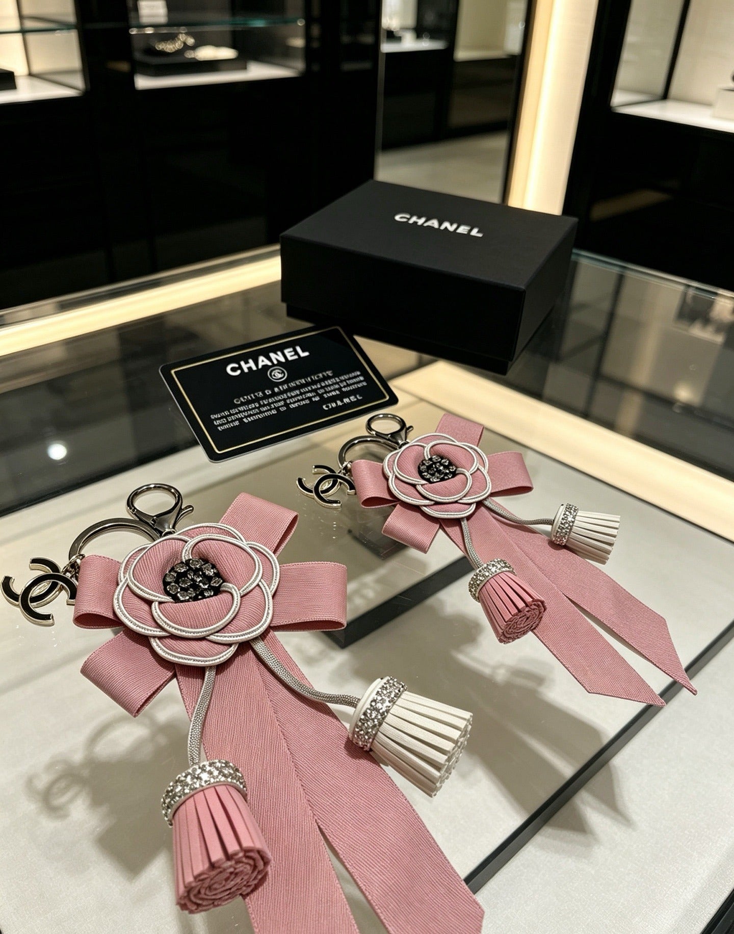Chanel Vintage-Finish Keychain