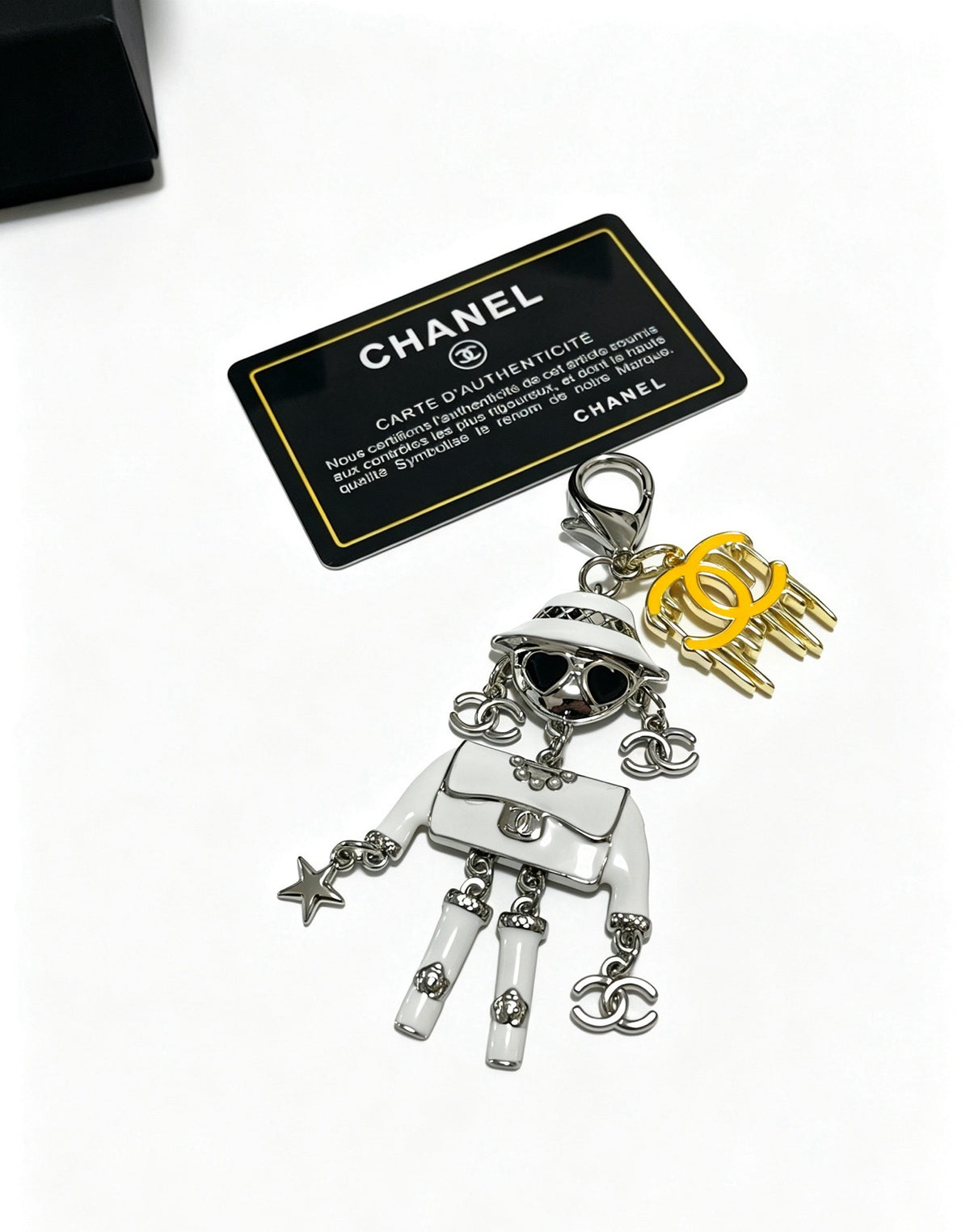 Chanel Vintage-Finish Keychain