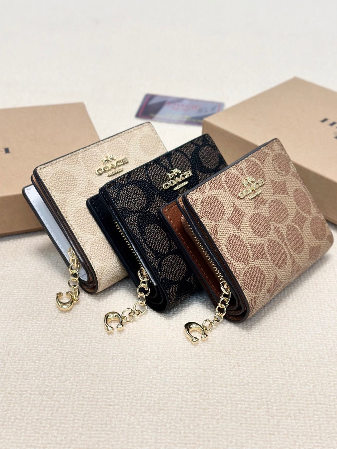 Coach Black Leather Wallet