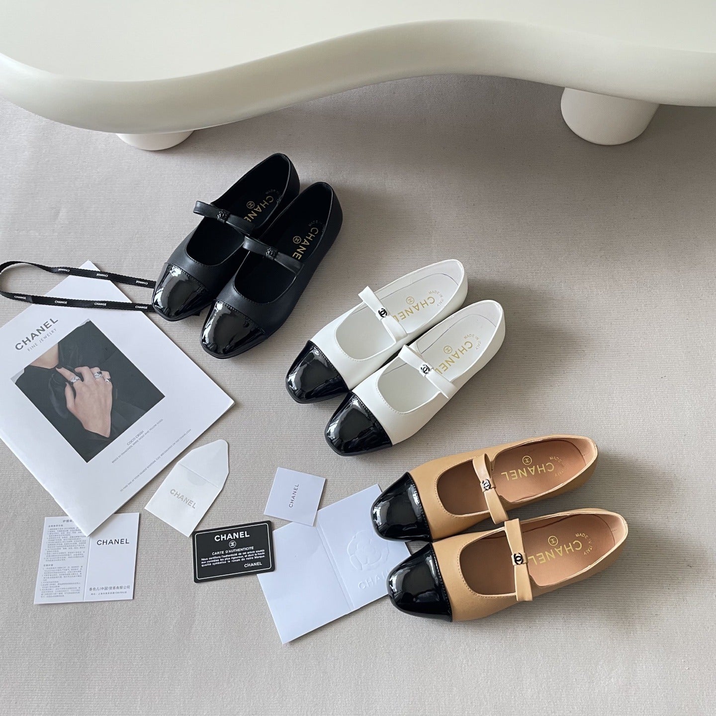 Chanel Leather Square Toe Shoes