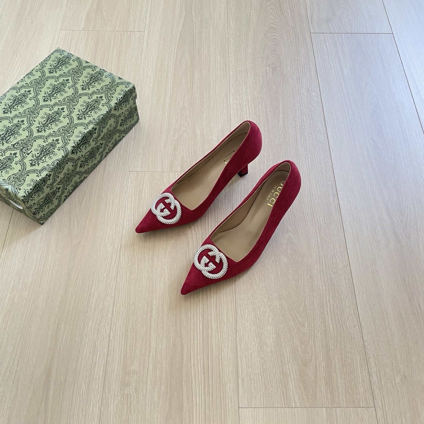 Gucci Crystal Heels