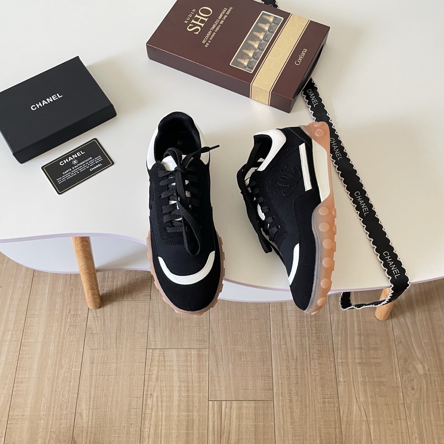 Chanel Leather Sneakers