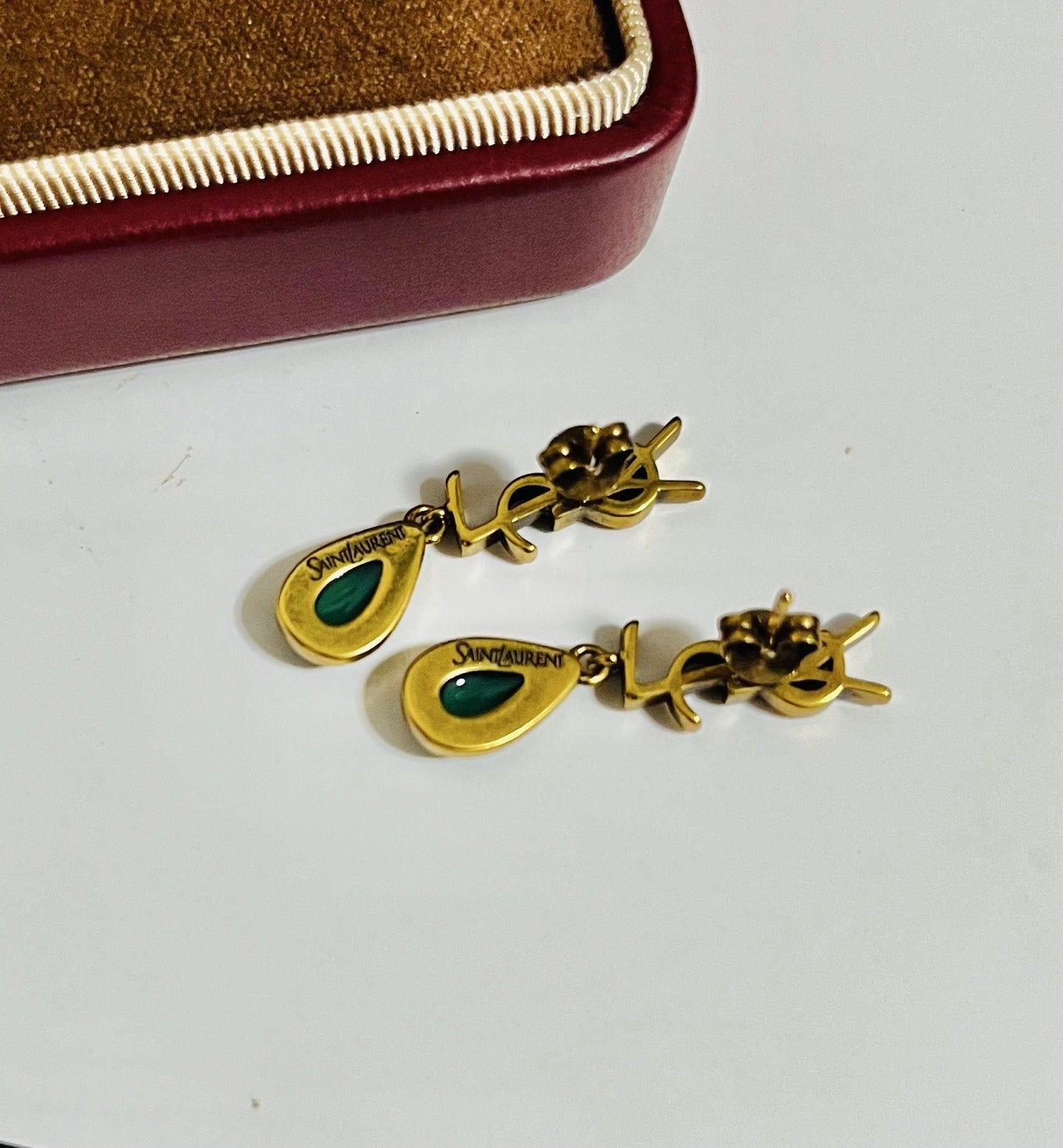 Saint Laurent Brass Earrings