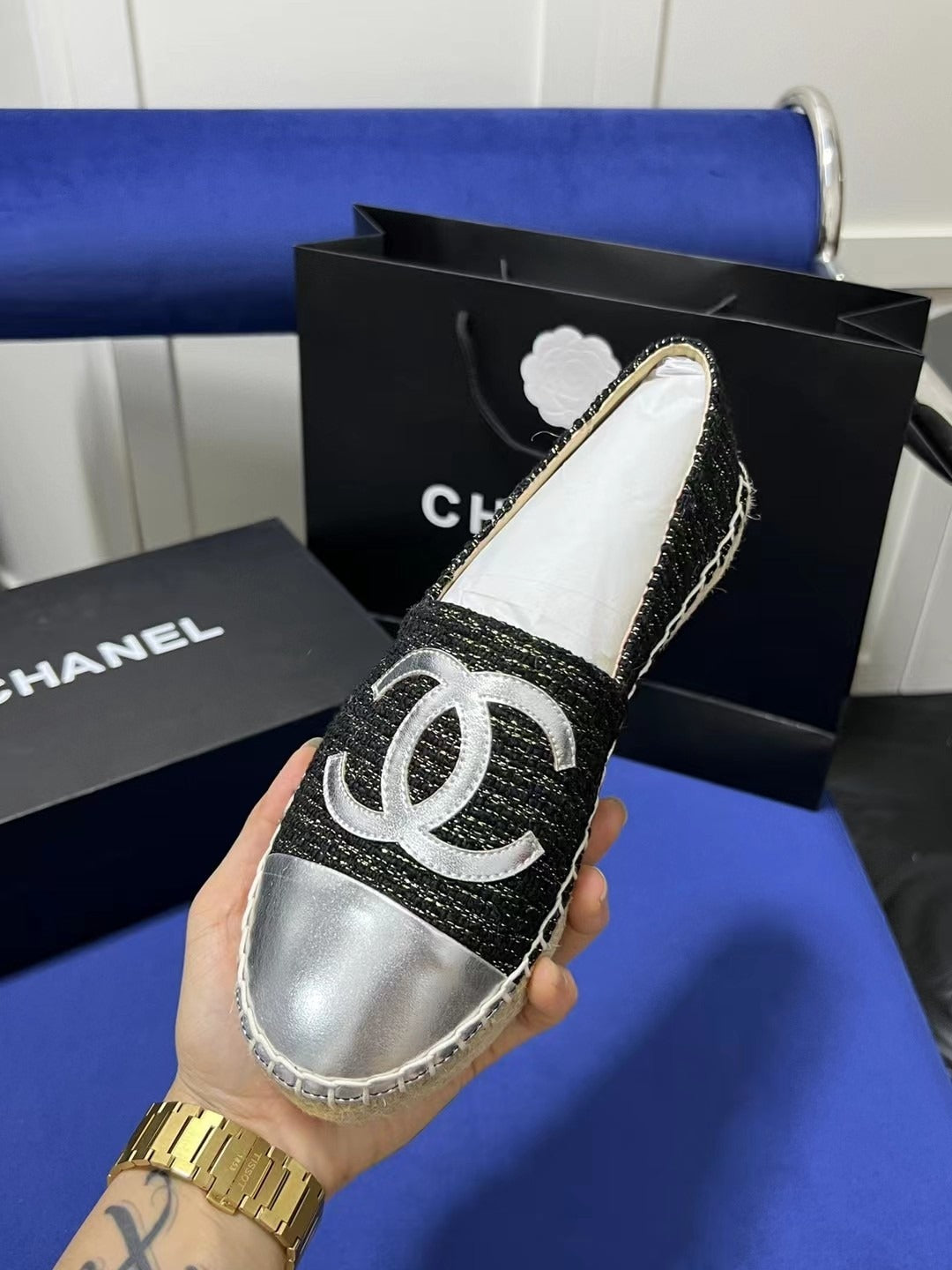 Chanel Canvas Shoes