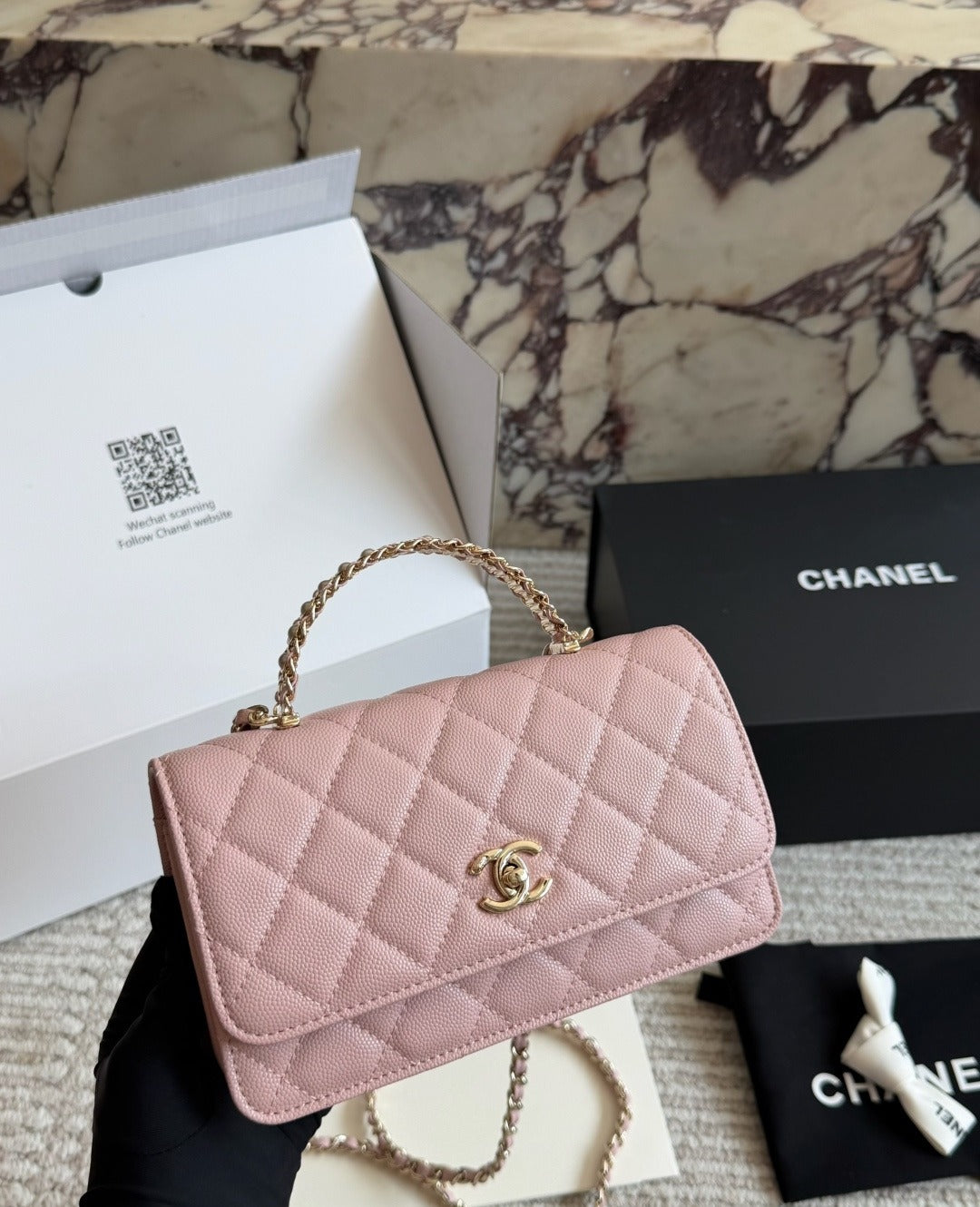 Chanel Pearl Handbag