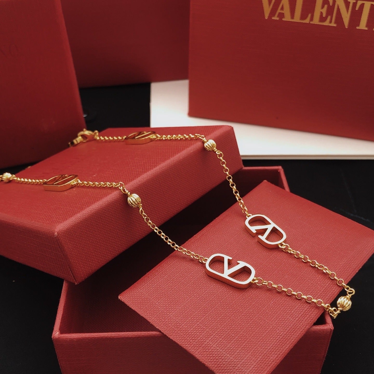 Valentino Brass Necklace