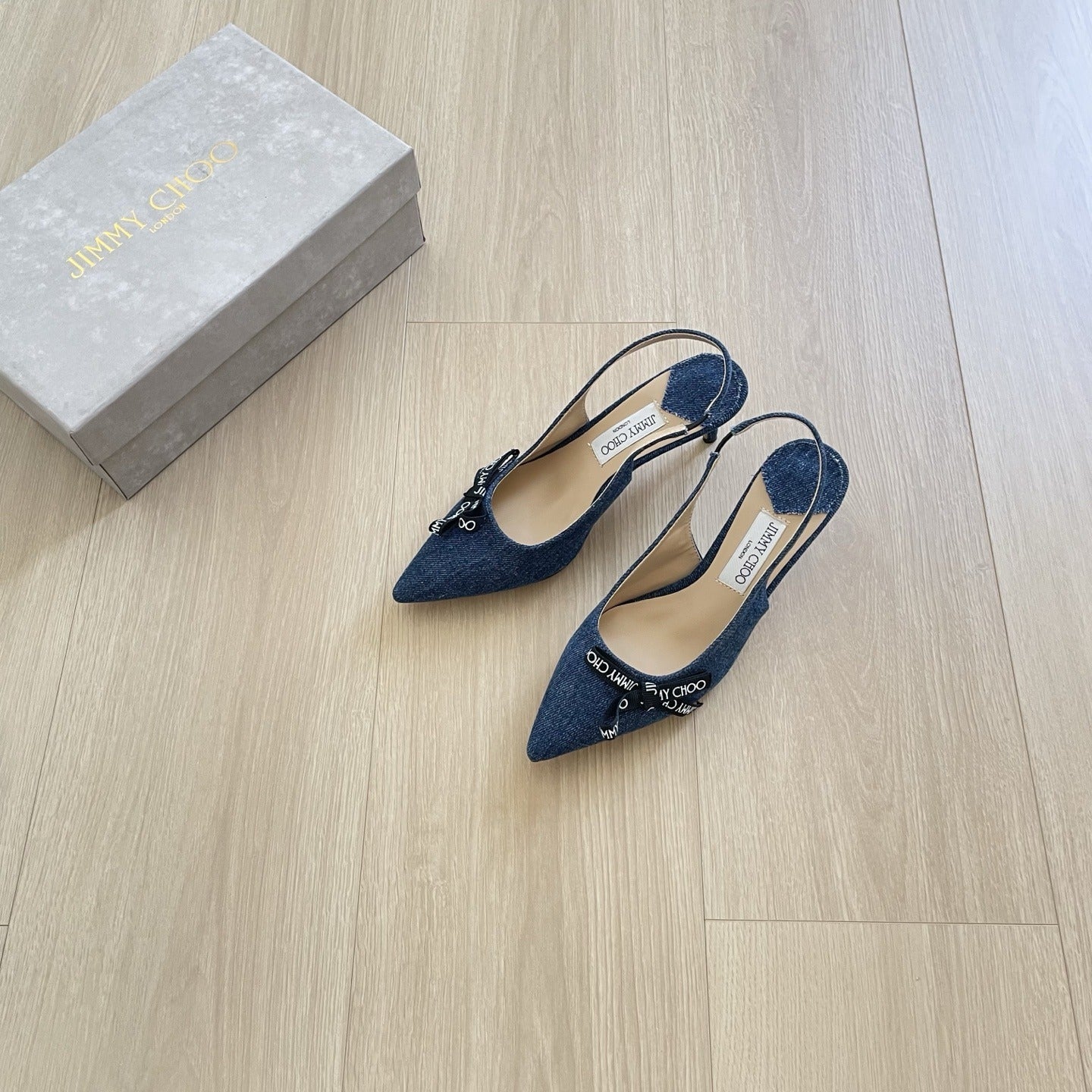 Jimmy Choo Patent Leather Bow Sandals