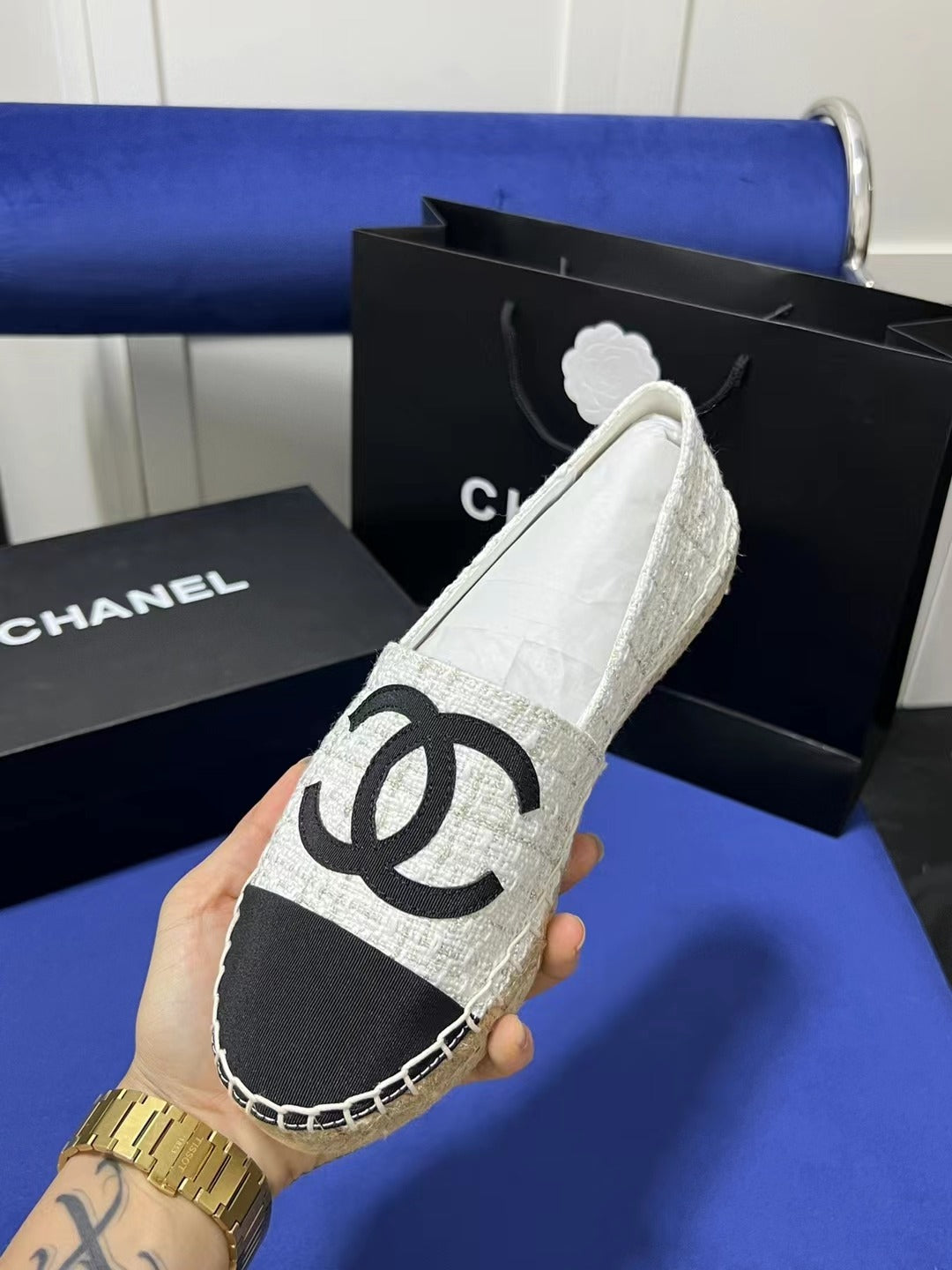 Chanel Canvas Shoes