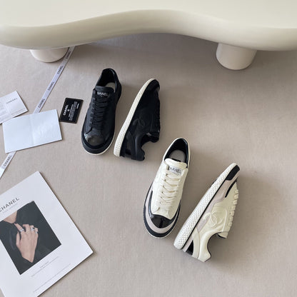 Chanel Leather Colorblock Shoes