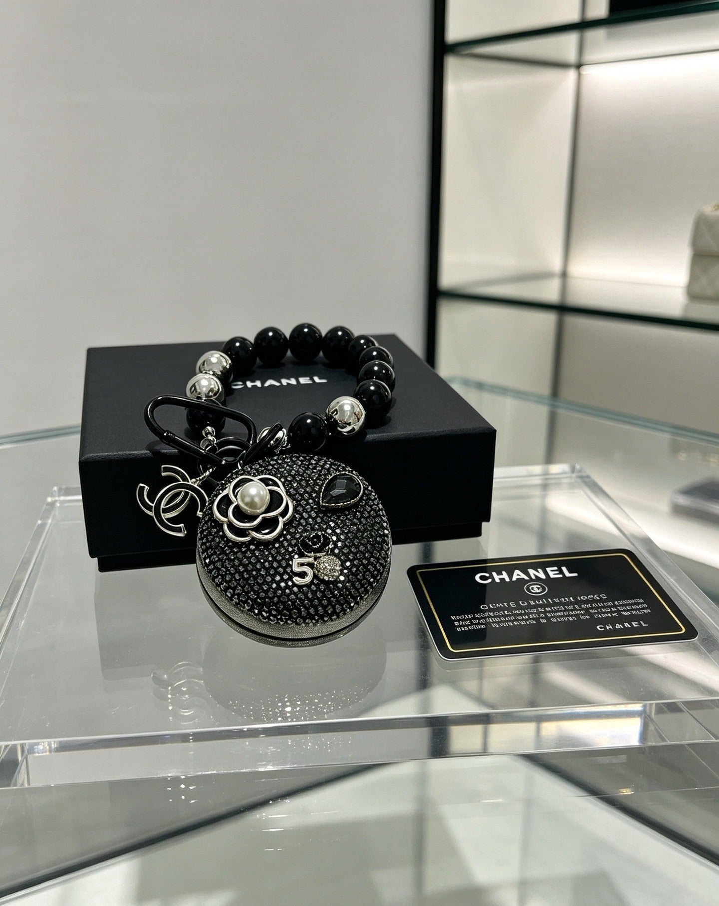 Chanel Vintage-Finish Keychain