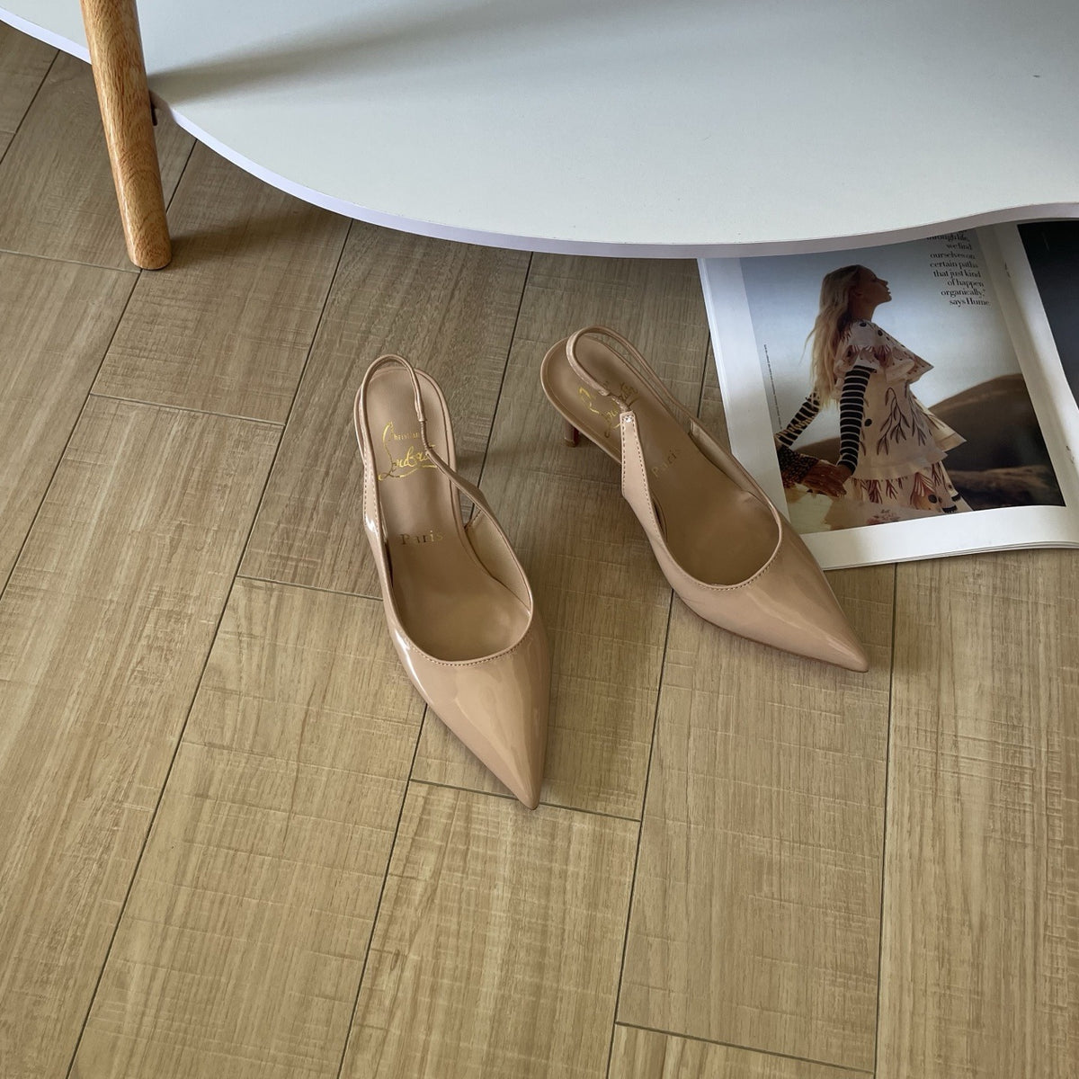 Christian Louboutin Lambskin Leather Heels