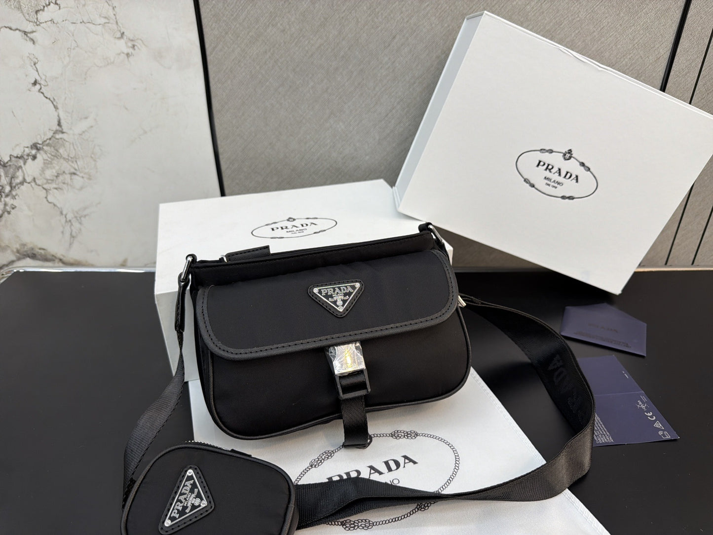 Prada Nylon Shoulder Bag