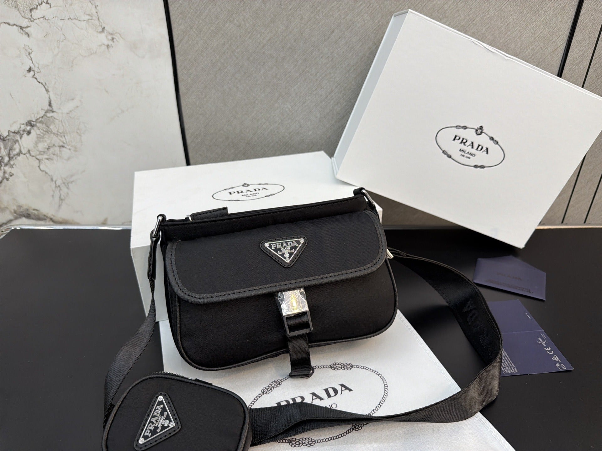 Prada Nylon Shoulder Bag