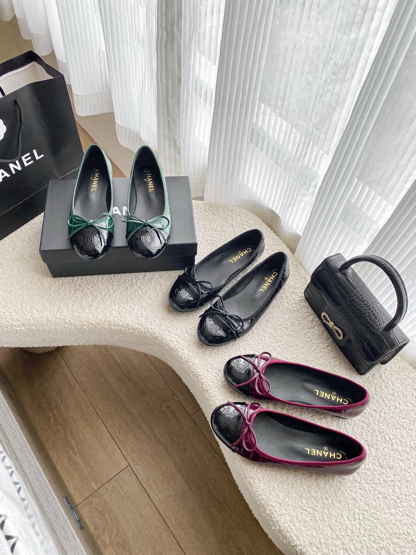 Chanel Bow Shoes