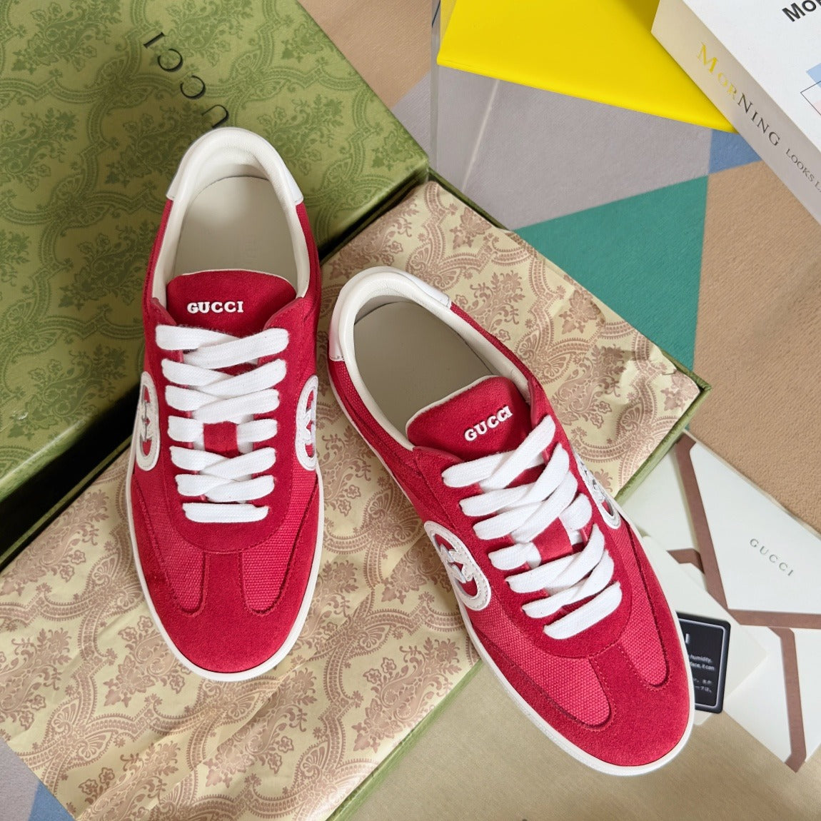 Gucci Leather Logo Sneakers