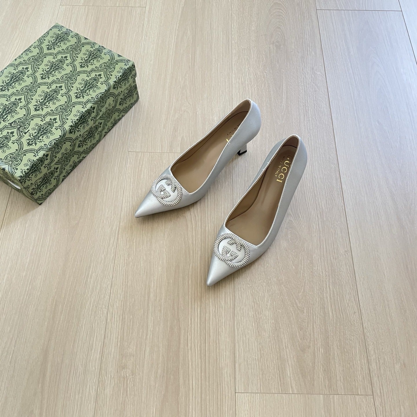 Gucci Crystal Heels