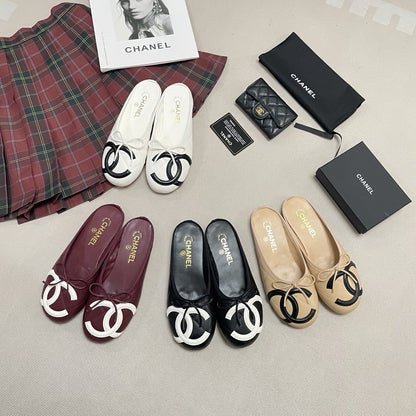 Chanel Leather Ballet Flats