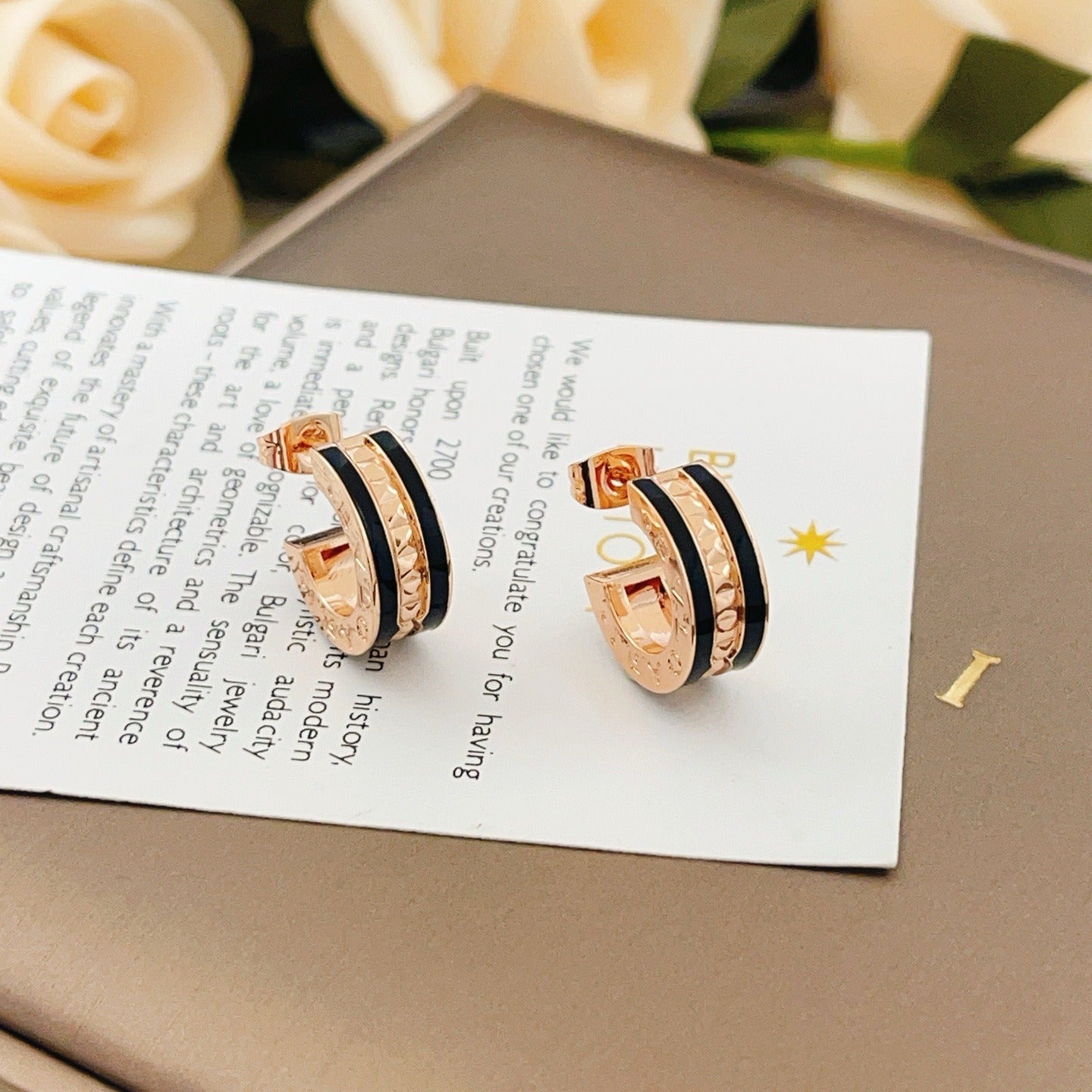 Bvlgari Brass Earrings