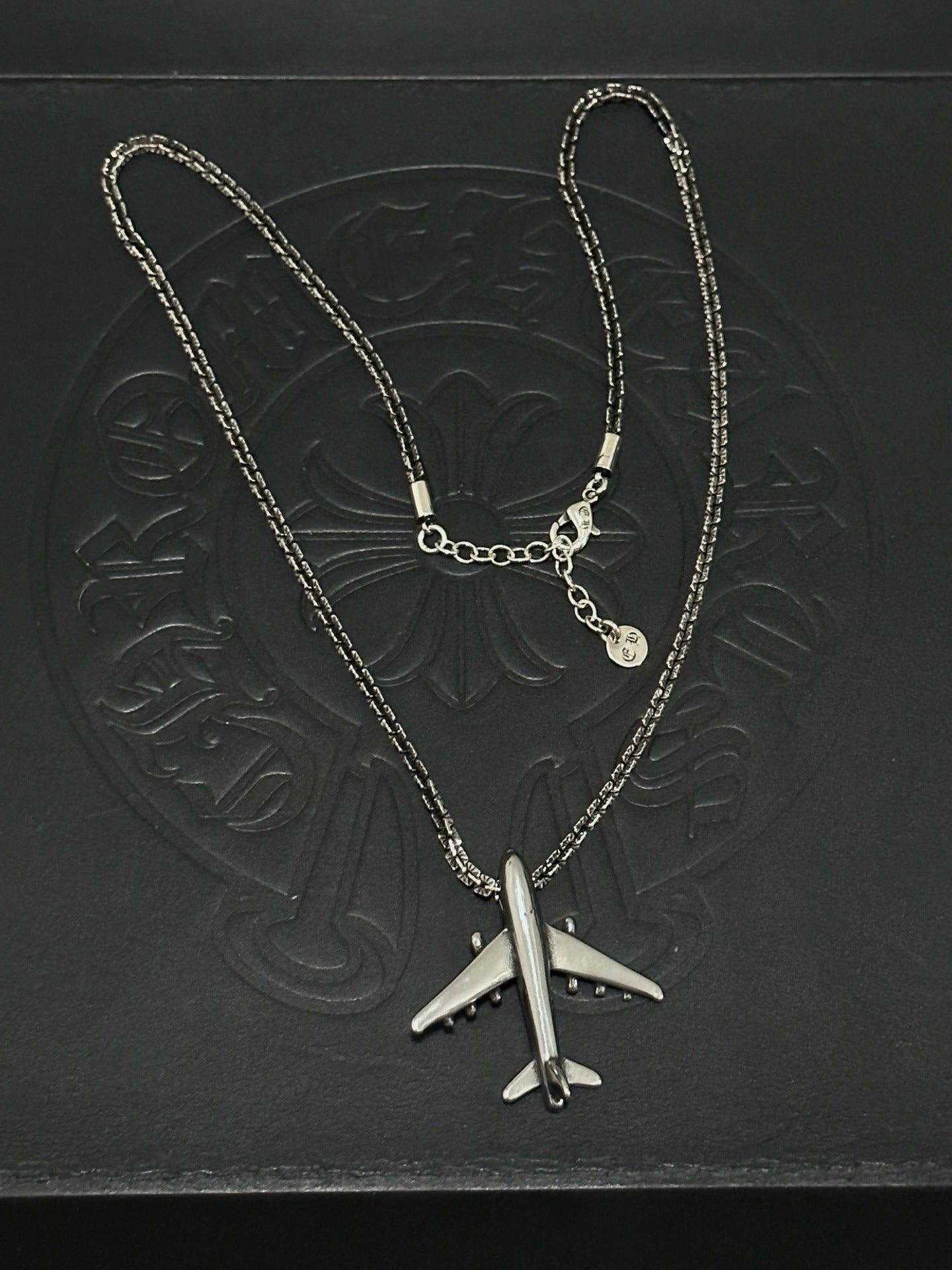 Chrome Hearts Sterling Silver Cross Necklace