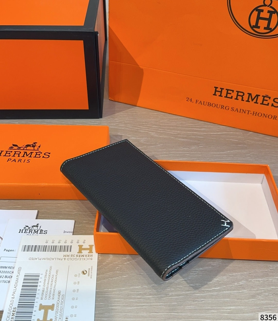 Hermes White Wallet
