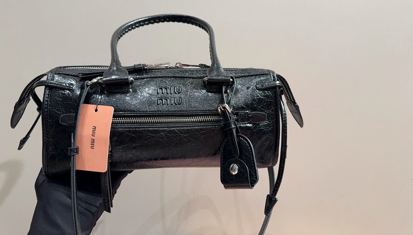 Miu Miu Leather Zip Handbag