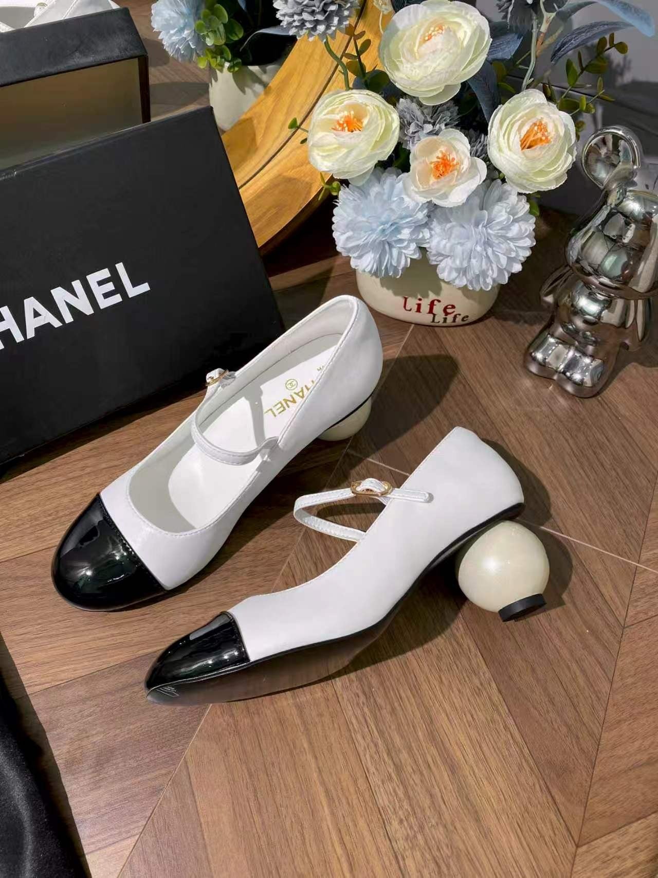 Chanel Pearl Shoes