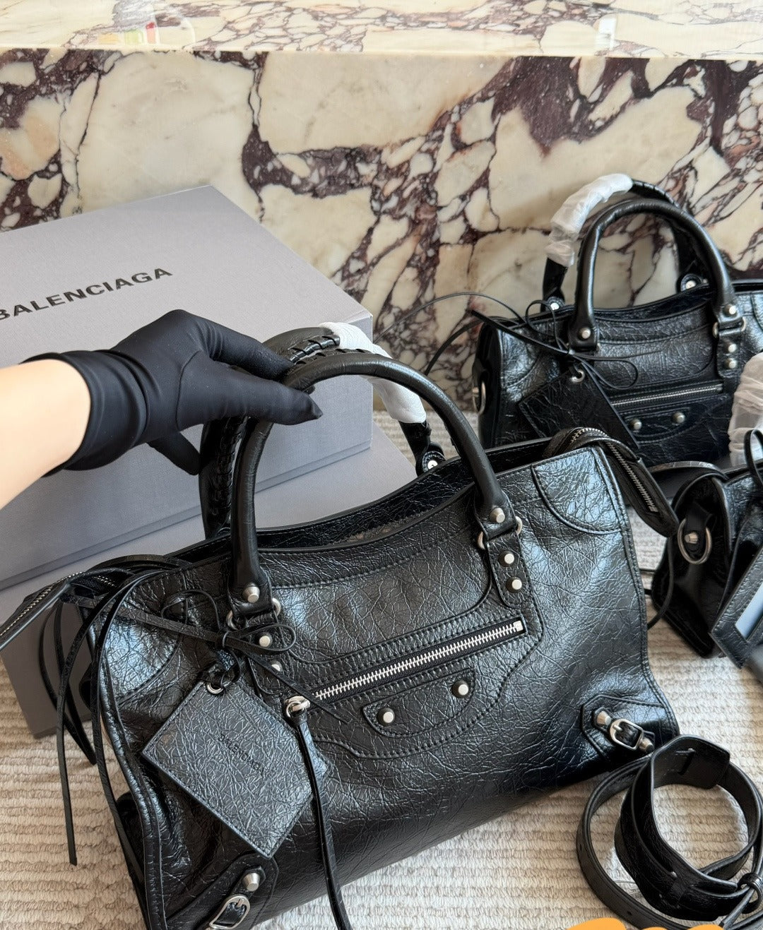 Balenciaga Leather Card Holder