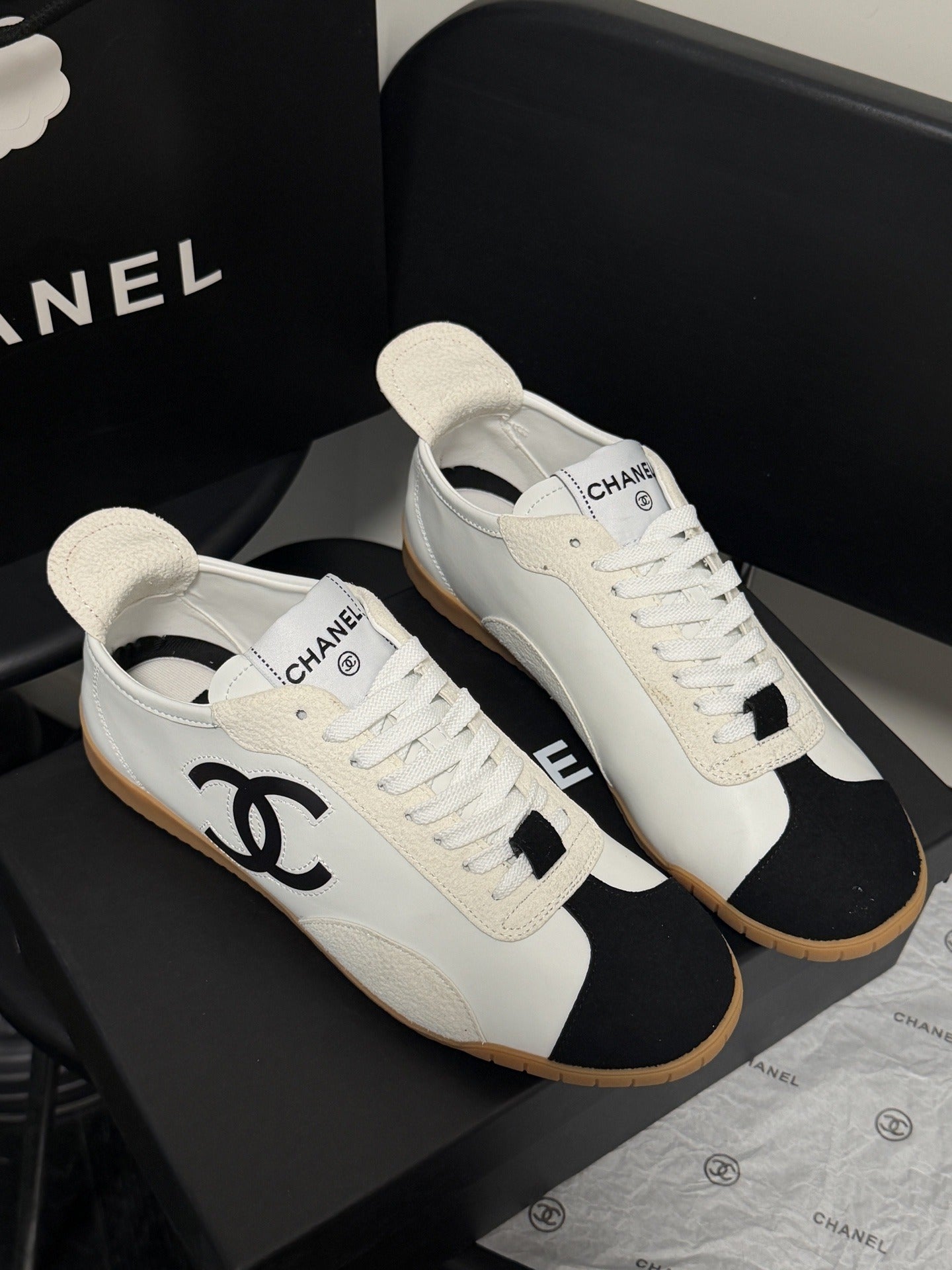 Chanel Leather Sneakers