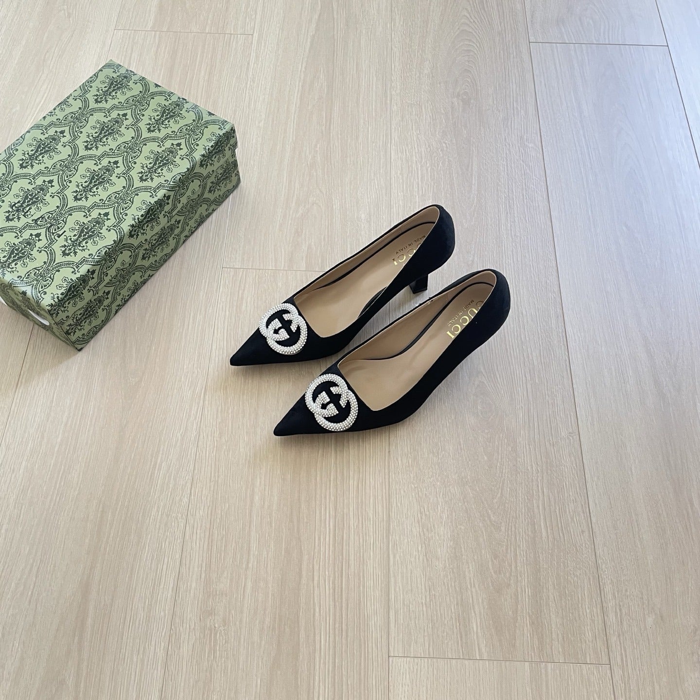Gucci Crystal Heels